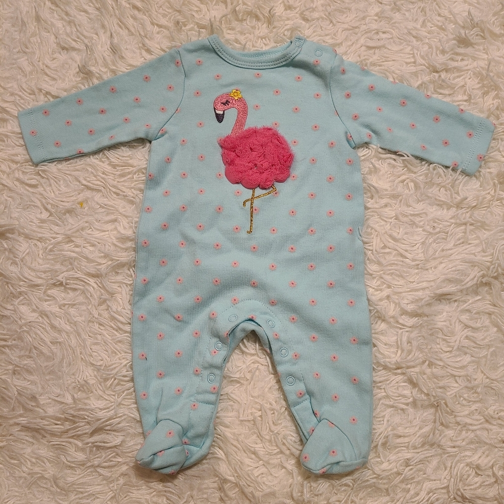 Sterling Baby NB Flamingo Pajama